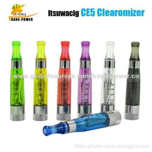 Replaceable Resistance CE4/5 Itsuwa eGo Clearomizers with 3 Hours Charging Time